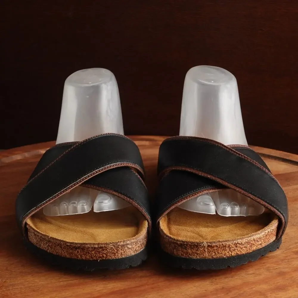 Naot Sandals Mens Size EU 43 US 10 BLK Cheyenne Crisscross Leather Comfort Shoes